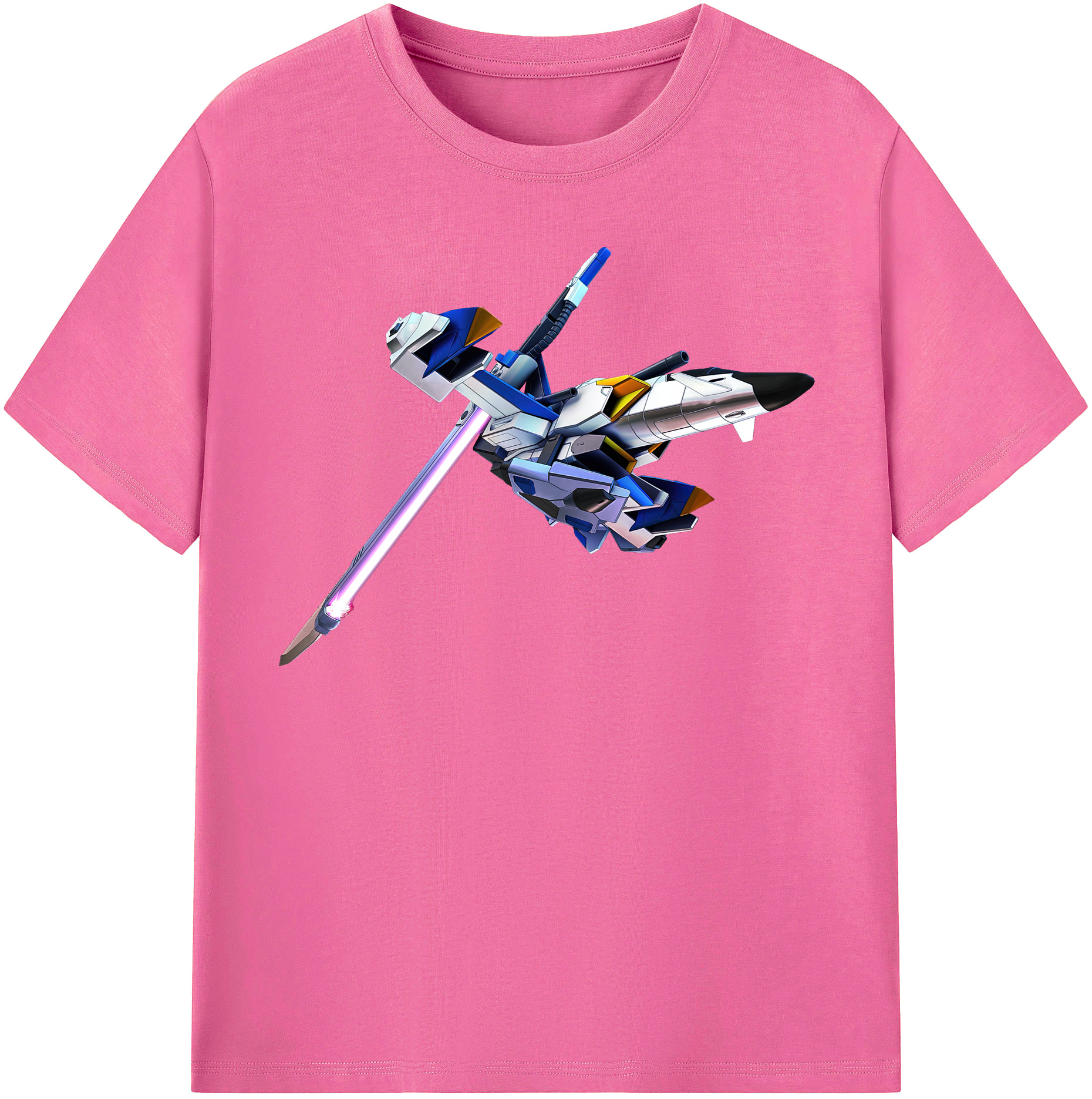 （画像用） 機動戦士ガンダム Mobile Suit Gundam レディースカジュアルプリントTシャツ（綿100％）